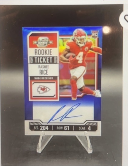 2023 Panini Contenders Optic #129 Rashee Rice Rookie Ticket — front
