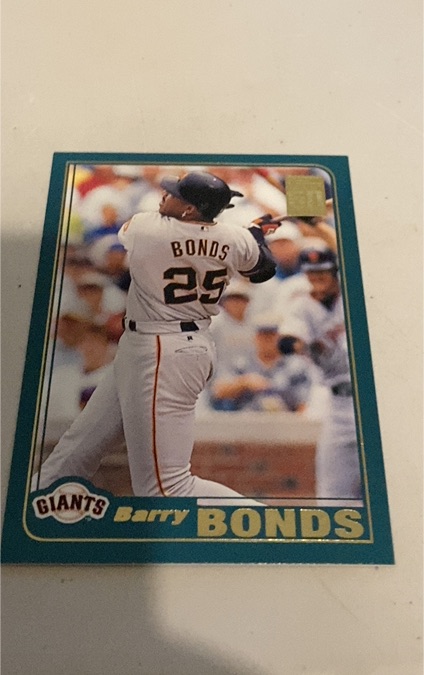 2001 Topps #497 Barry Bonds — front