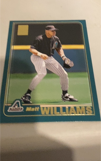 2001 Topps #503 Matt Williams — front