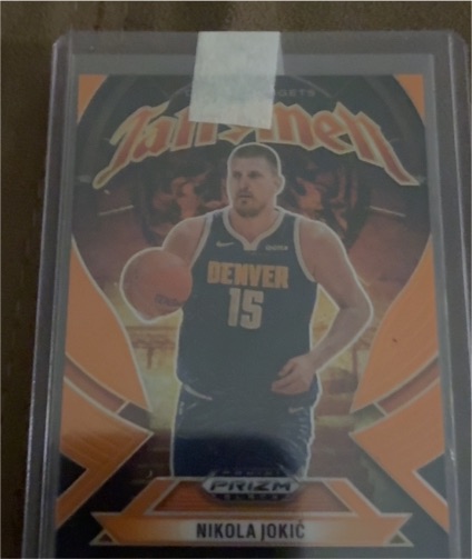 2024-25 Panini Prizm Black #9 Nikola Jokic Talisman Silver — front