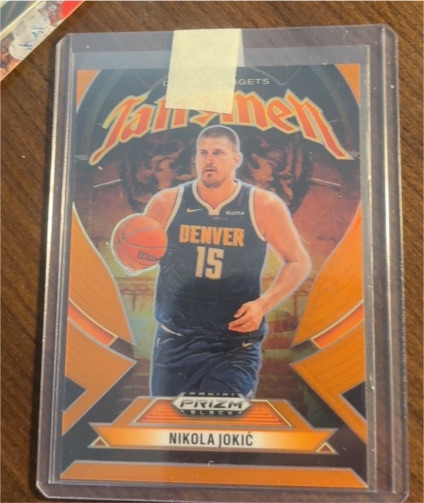 2024-25 Panini Prizm Black #9 Nikola Jokic Talismen — front