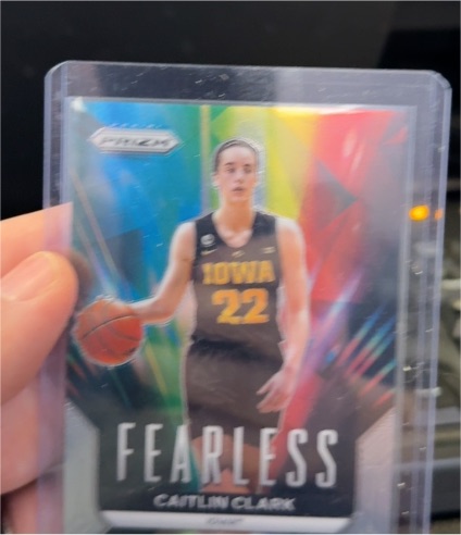 2024 Panini Caitlin Clark Collection Fearless #F2 Caitlin Clark — front