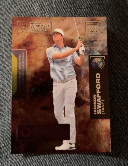 2021 Skybox Metal Universe Champions #81 Hudson Swafford — front