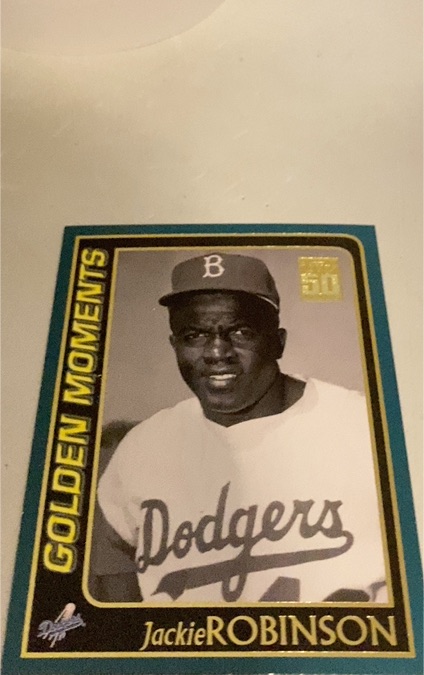 2001 Topps Golden Moments #783 Jackie Robinson — front