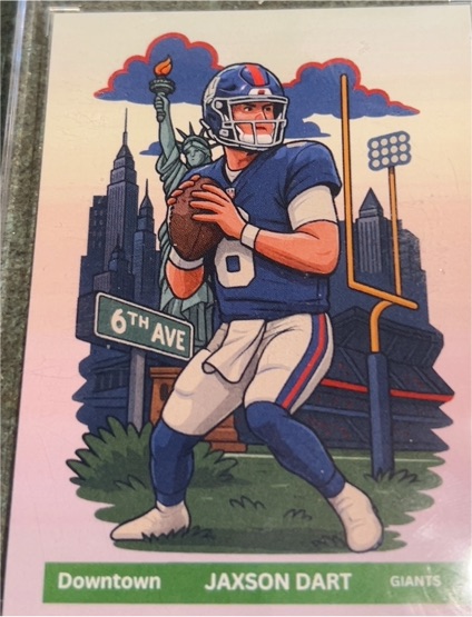 2024 Panini Donruss Downtown #Jaxson Dart — front