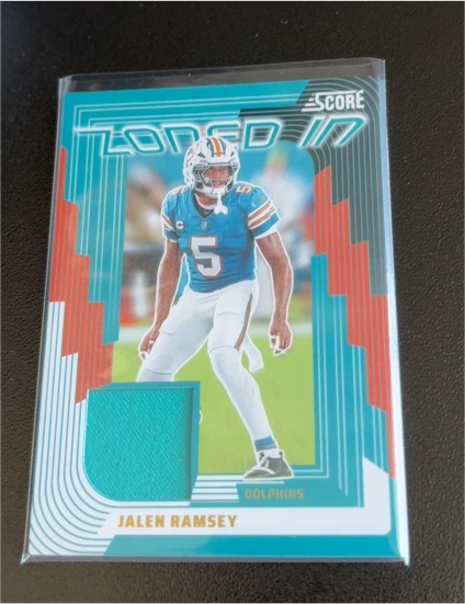2025 Panini Score Zoned In #ZON-JRY Jalen Ramsey — front