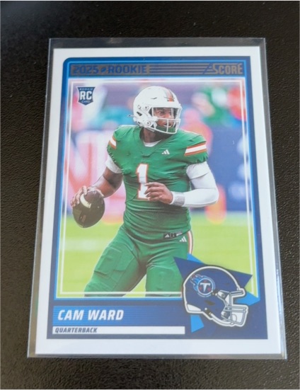 2025 Panini Score #13 Cam Ward — front