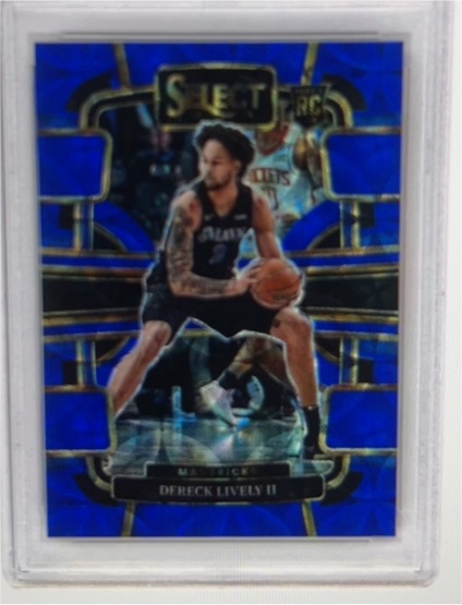 2023-24 Panini Select #76 Dereck Lively II Blue Prizm — front