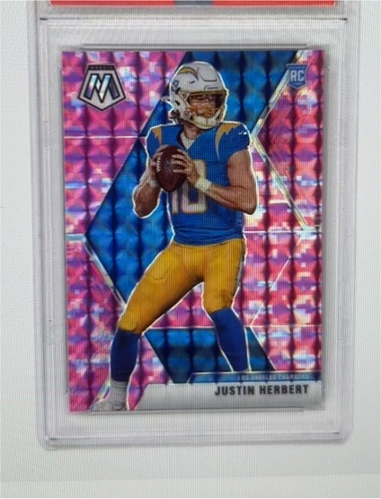 2020 Panini Mosaic #204 Justin Herbert — front