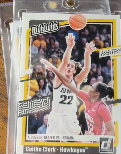 2024 Panini Donruss #H6 Caitlin Clark Collection Highlights — front
