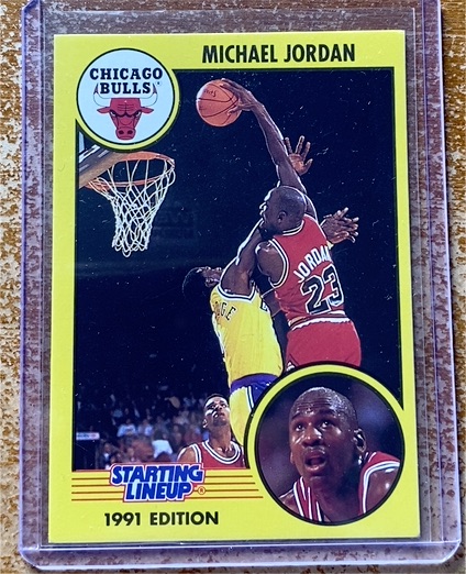1991 Kenner Starting Lineup Michael Jordan Dunking — front