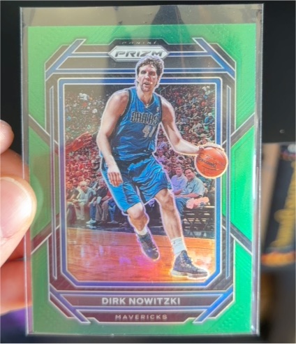 2022-23 Panini Prizm #298 Dirk Nowitzki Dallas Mavericks — front