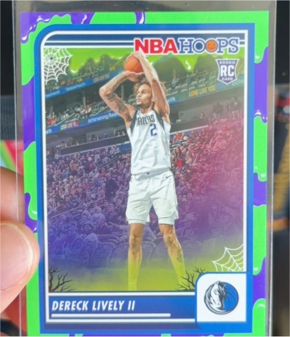 2023-24 Panini NBA Hoops Haunted Hoops #253 Dereck Lively II — front