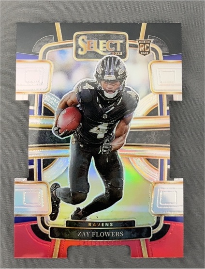 2023 Panini Select Concourse #8 Zay Flowers — front