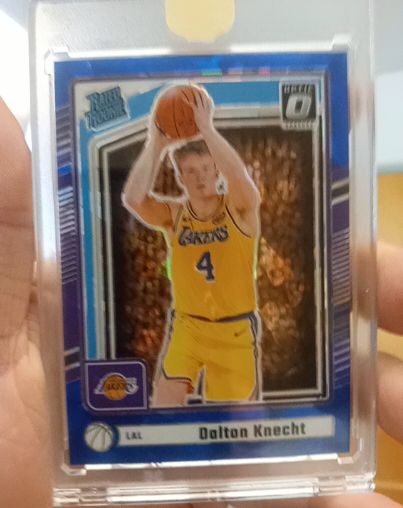 2024-25 Donruss Optic #P-227 Dalton Knecht Rookie Preview Blue Prizm — front