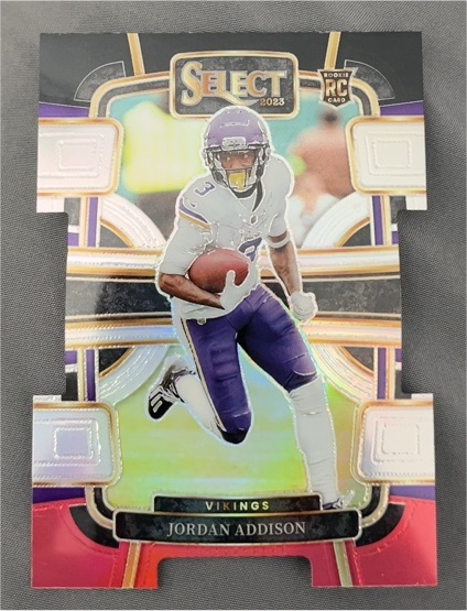 2023 Panini Select Concourse Die-Cut #66 Jordan Addison — front