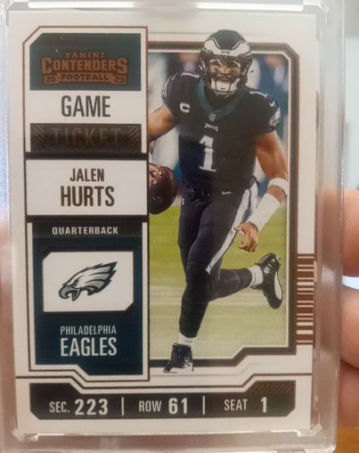 2023 Panini Contenders #81 Jalen Hurts — front
