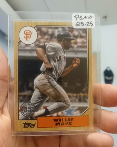 2022 Topps 1987 Topps 35th Anniversary #T87-96 Willie Mays — front