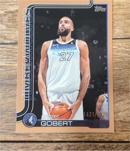 2025-26 Topps #111 Rudy Gobert — front