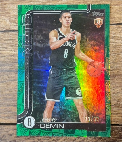 2025-26 Topps Basketball #208 Egor Demin — front