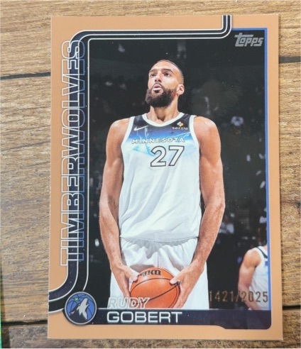 2025-26 Topps Basketball #111 Rudy Gobert — front