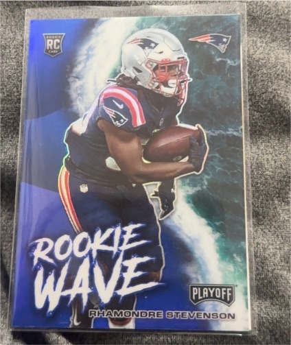 2021 Panini Playoff Rookie Wave #RW-RST Rhamondre Stevenson — front