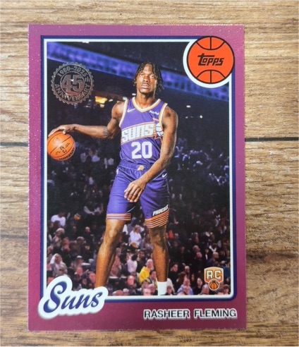 2025-26 Topps Basketball 80-81 45th Anniversary #80BK-74 Rasheer Fleming — front