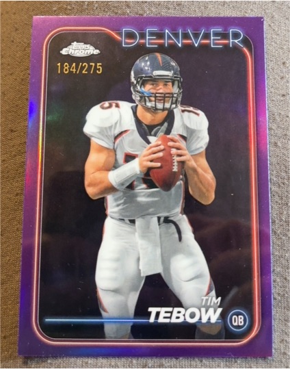 2024 Topps Chrome #66 Tim Tebow — front