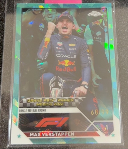 2023 Topps Chrome Formula 1 #163 Max Verstappen — front
