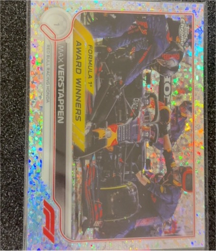 2022 Topps Chrome Formula 1 #196 Max Verstappen — front