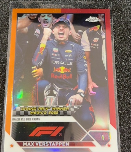 2023 Topps Chrome Formula 1 #163 Max Verstappen — front