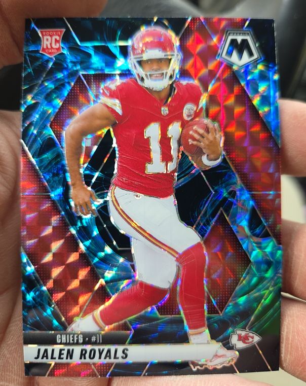 2023 Panini Mosaic #7 Jalen Royals — front