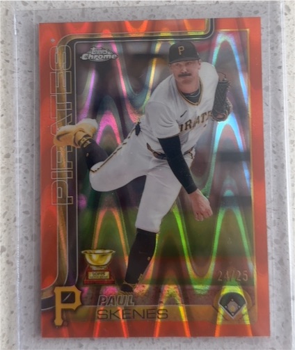 2025 Topps Chrome #300 Paul Skenes — front
