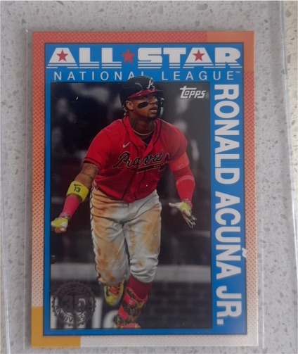 2025 Topps Series 2 #90AS-29 Ronald Acuna Jr. 1990 All-Star Insert — front