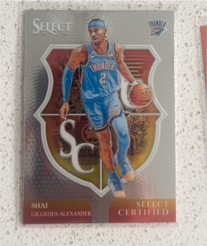 2024-25 Panini Select #4 Shai Gilgeous-Alexander Select Certified — front