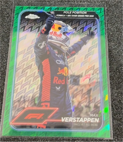 2024 Topps Chrome Formula 1 Pole Position #154 Max Verstappen — front