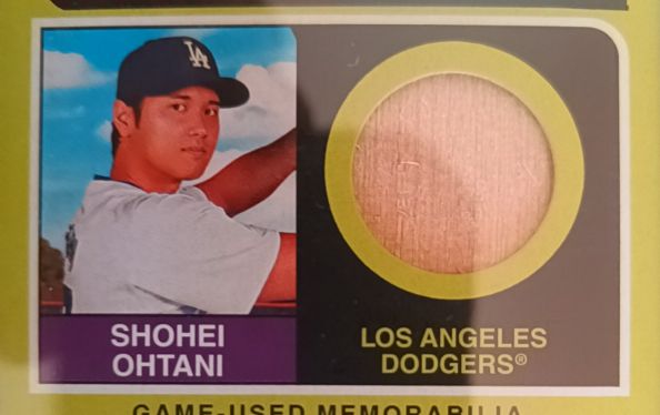 2024 Topps Heritage Clubhouse Collection Relic CCR-SO Shohei Ohtani — front