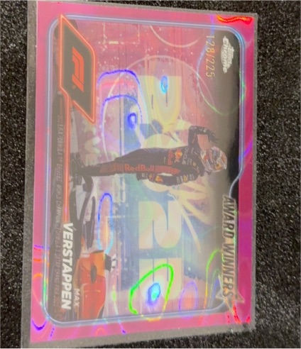 2024 Topps Chrome Formula 1 #182 Max Verstappen Award Winners — front