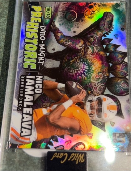 2024 Wild Card Prehistoric Dino-Might #16 Nico Iamaleava — front