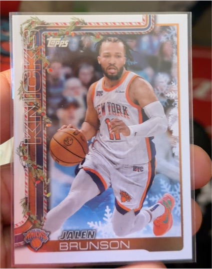 2025-26 Topps Holiday #14 Jalen Brunson — front