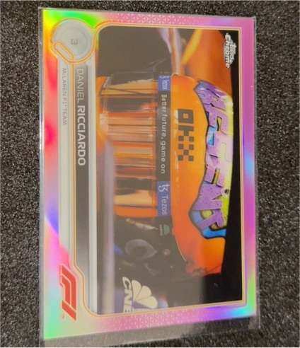 2022 Topps Chrome Formula 1 #3 Daniel Ricciardo McLaren F1 Team — front
