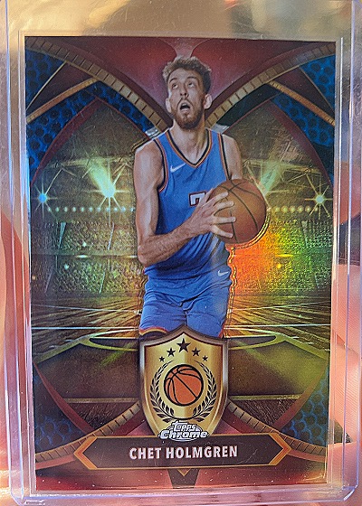 2024-25 Topps Chrome Ball of Duty #BOD-8 Chet Holmgren — front
