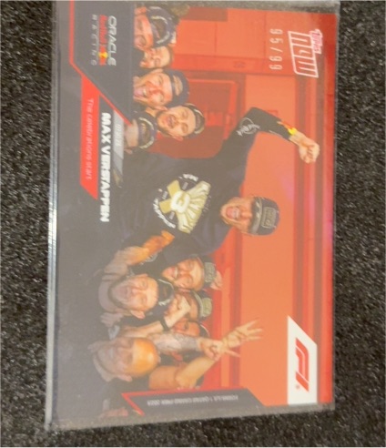 2023 Topps Now Formula 1 #55 Max Verstappen The Celebrations Start — front