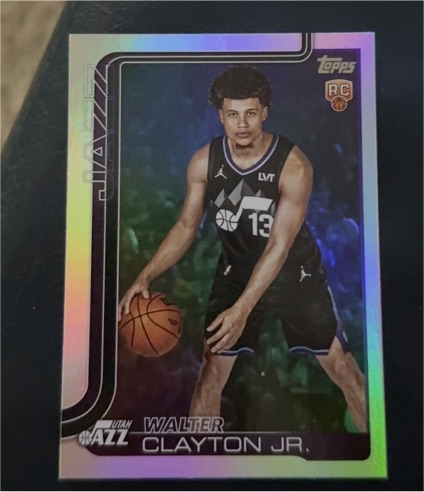2025-26 Topps Basketball #218 Walter Clayton Jr. — front