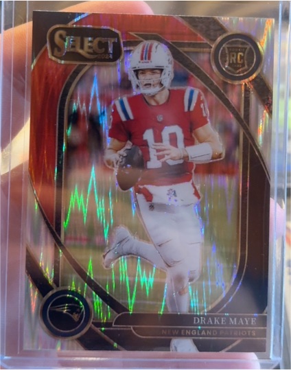 2024 Panini Select Club Level #218 Drake Maye — front