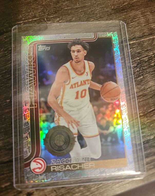 2025-26 Topps #62 Zaccharie Risacher — front