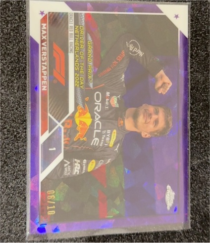 2023 Topps Chrome F1 #1 Max Verstappen — front