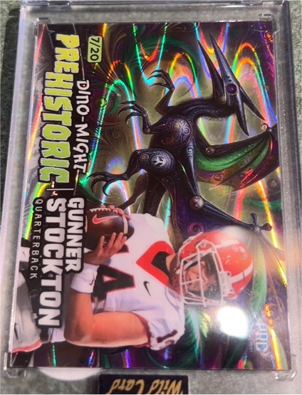 2024 Wild Card Prehistoric Dino-Might #7 Gunner Stockton — front