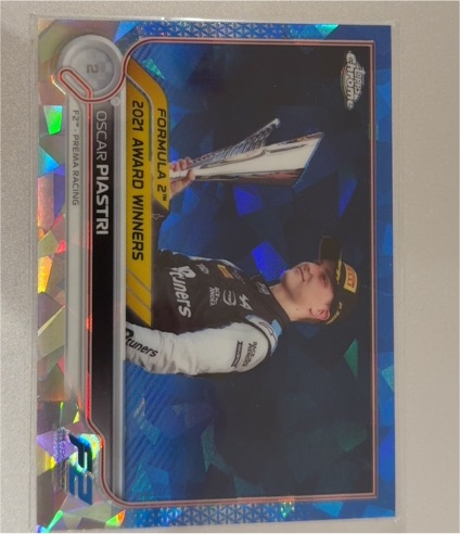 2022 Topps Chrome Formula 1 F1 Oscar Piastri Award Winners #199 — front