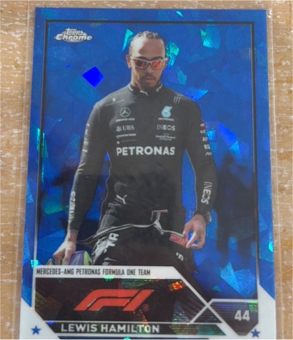 2023 Topps Chrome Formula 1 #44 Lewis Hamilton — front